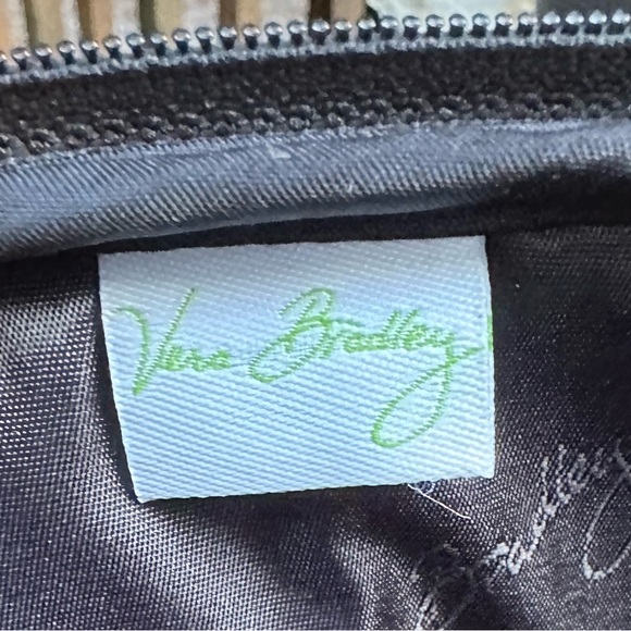 VERA BRADLEY Top Zip Wristlet In Painted Feathers-Retired Print - Picture 8 of 9